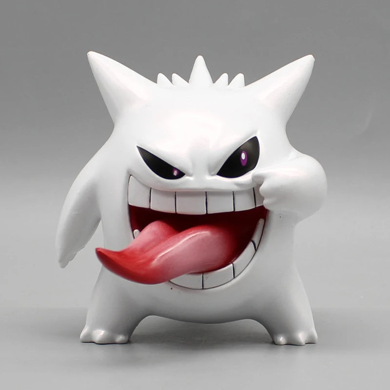 Original Gengar Pokemon Figure White - Dark Purple 9cm