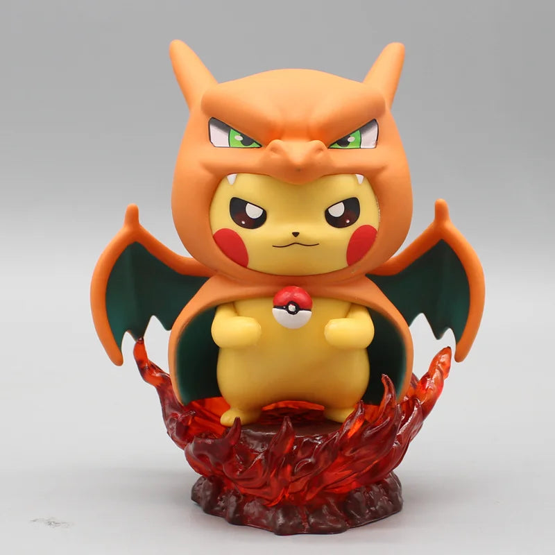 Original Pikachu Cosplay Gengar - Cosplay Charizard Pokemon Figure 12cm