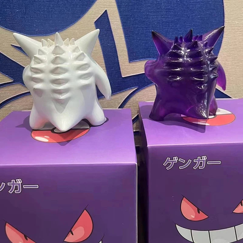 Original Gengar Pokemon Figure White - Dark Purple 9cm