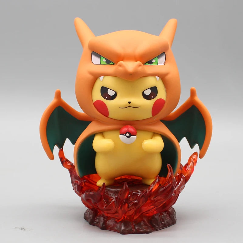 Original Pikachu Cosplay Gengar - Cosplay Charizard Pokemon Figure 12cm