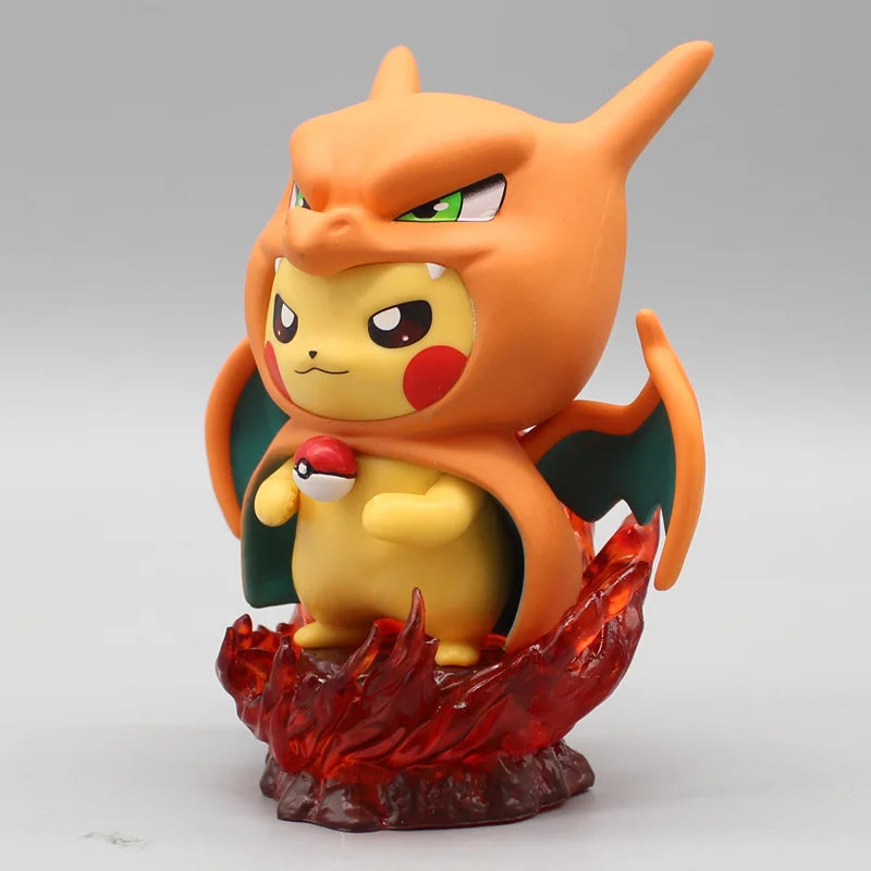 Original Pikachu Cosplay Gengar - Cosplay Charizard Pokemon Figure 12cm