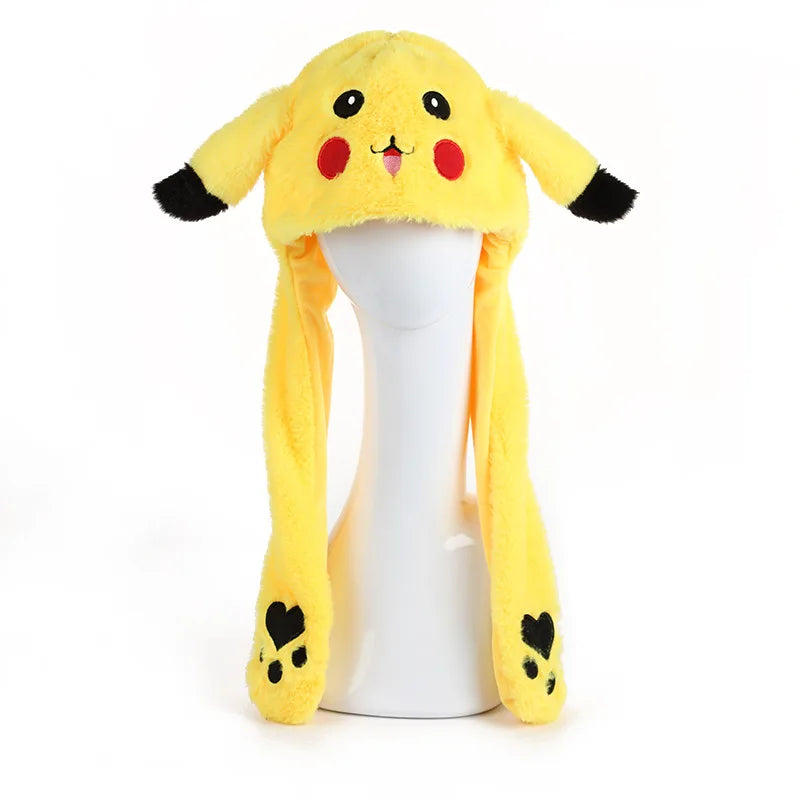 Pokemon Pikachu Plush Bunny Ears Hat