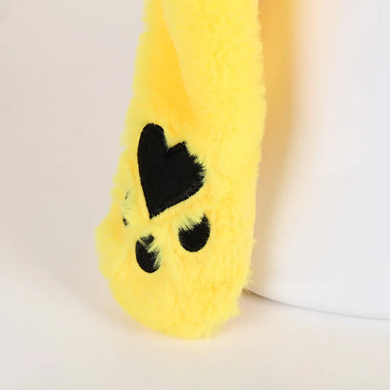 Pokemon Pikachu Plush Bunny Ears Hat